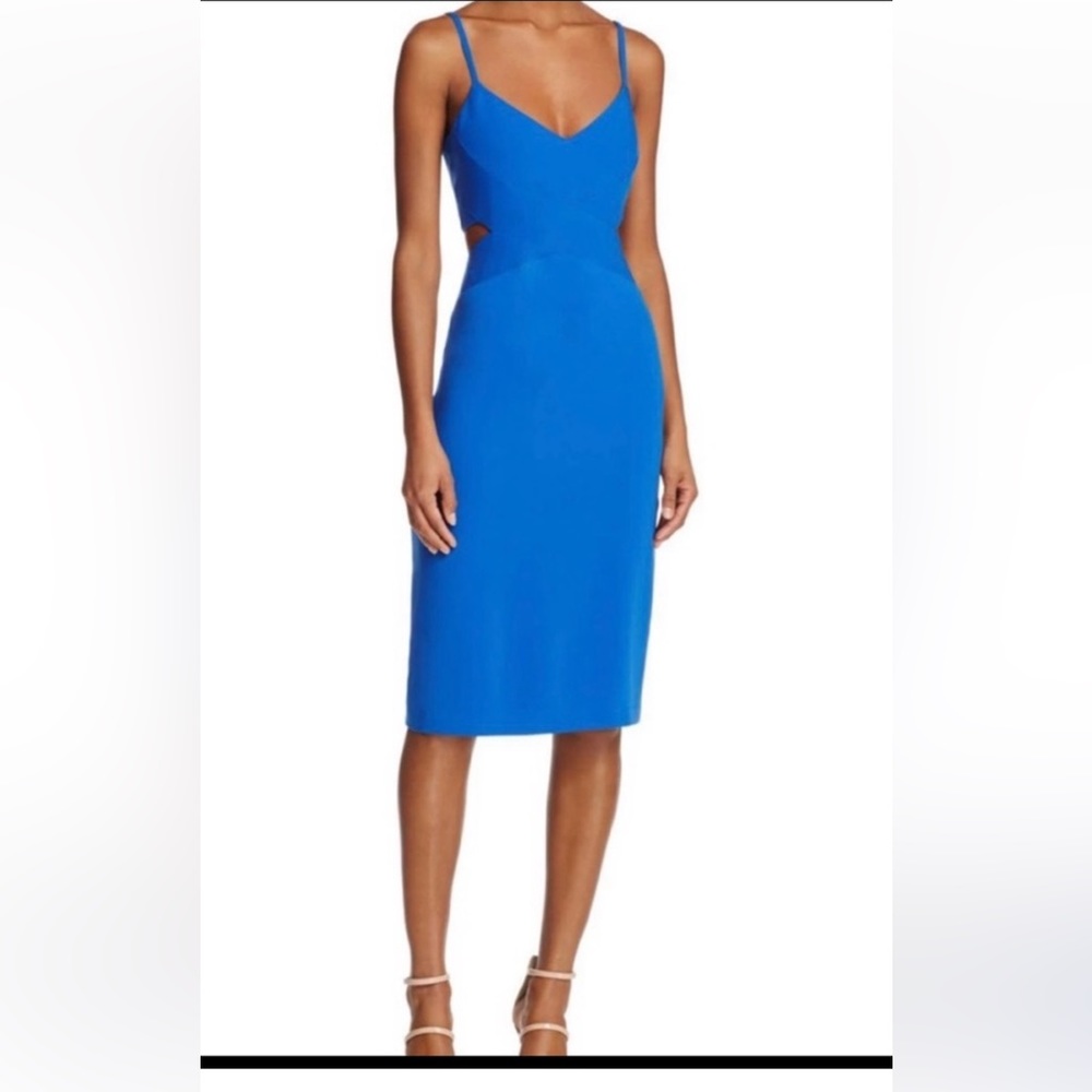 Royal blue Laundry by Shelli Segal cocktail dress